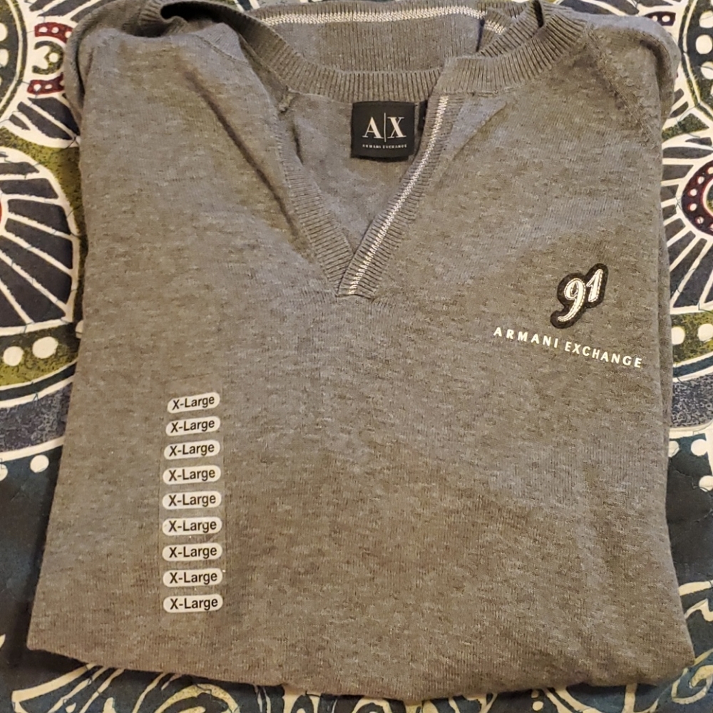 Armani Exchange sweater short sleeve shirt